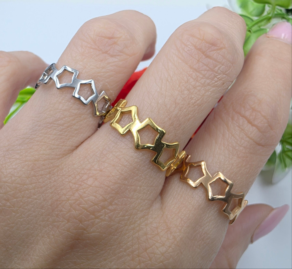 Anello a Fascia Stelle