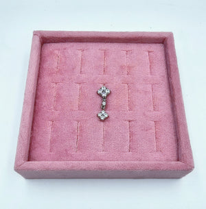 Piercing per Ombelico Strass pendenti