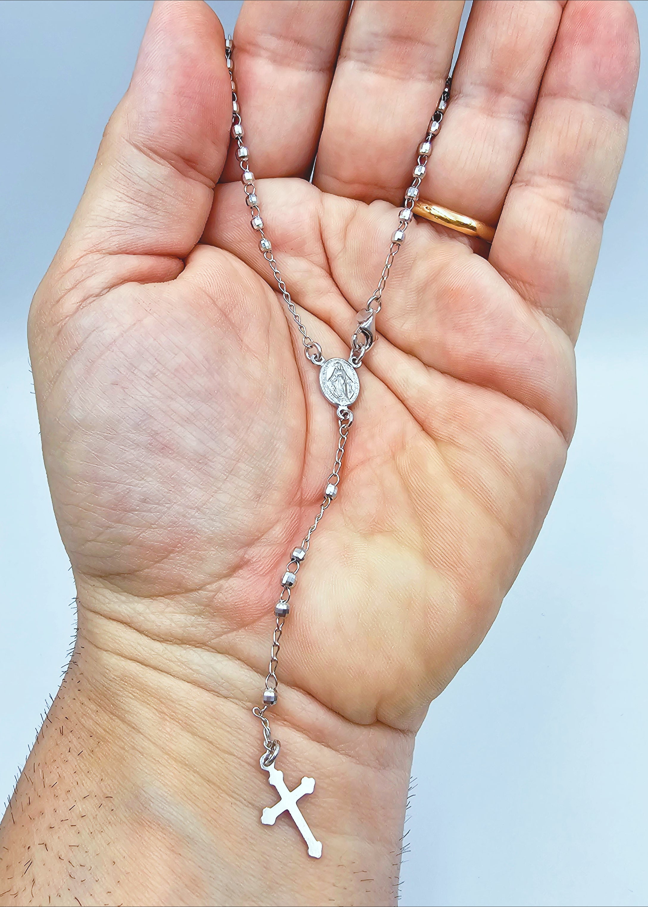 Rosario Argento 925 sfaccettato