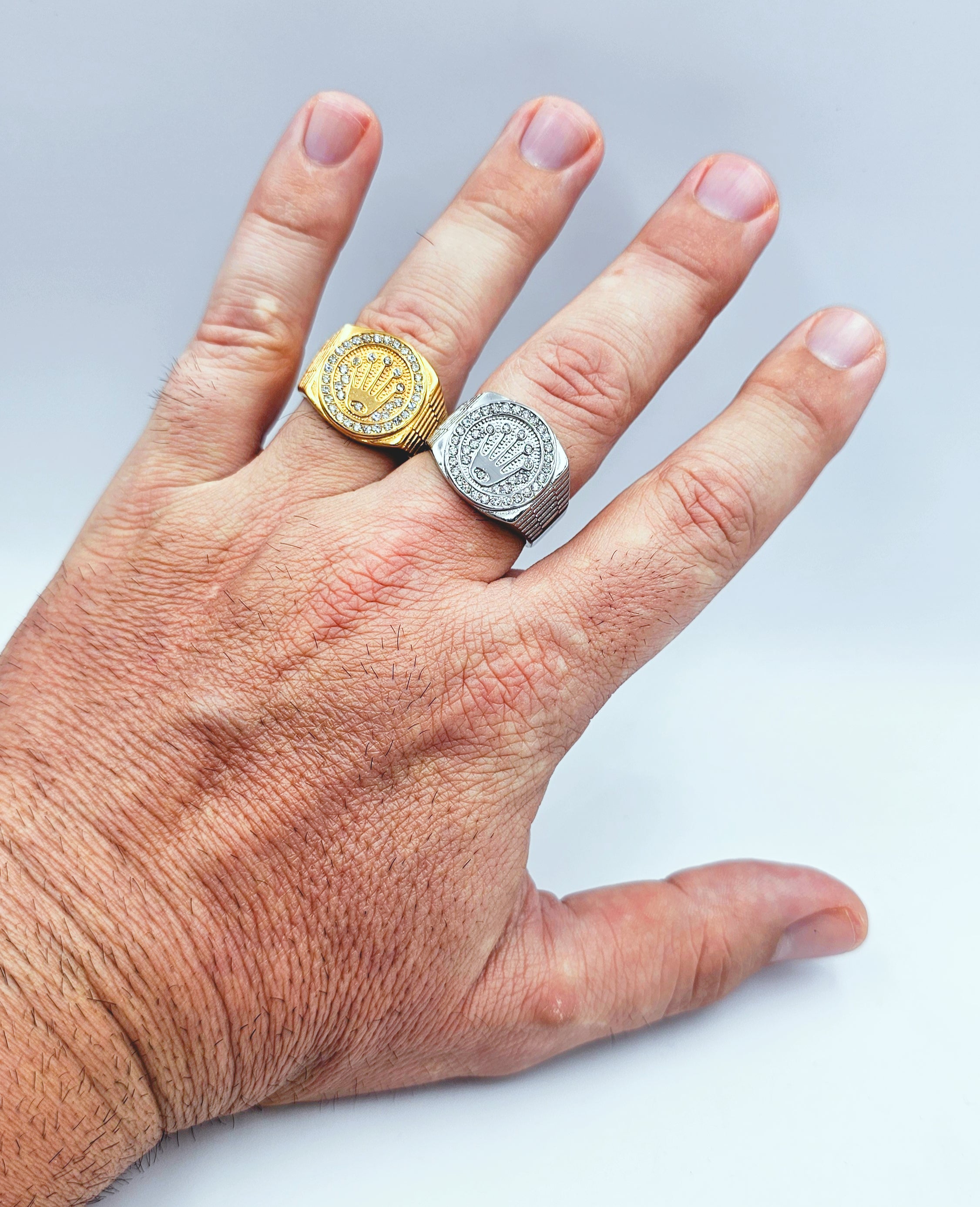 Anello Uomo con Corona