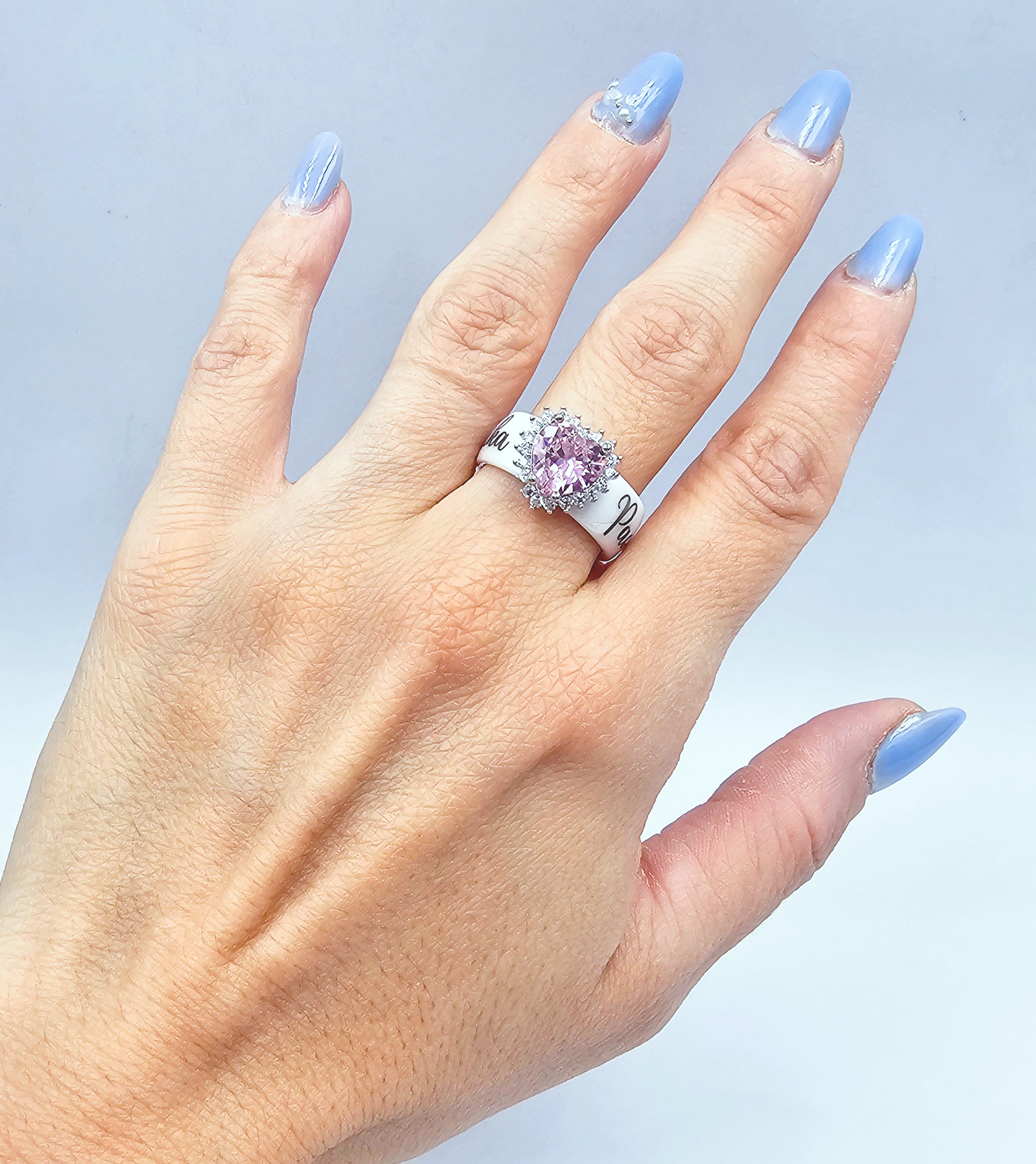 Anello Ceramica con cuore