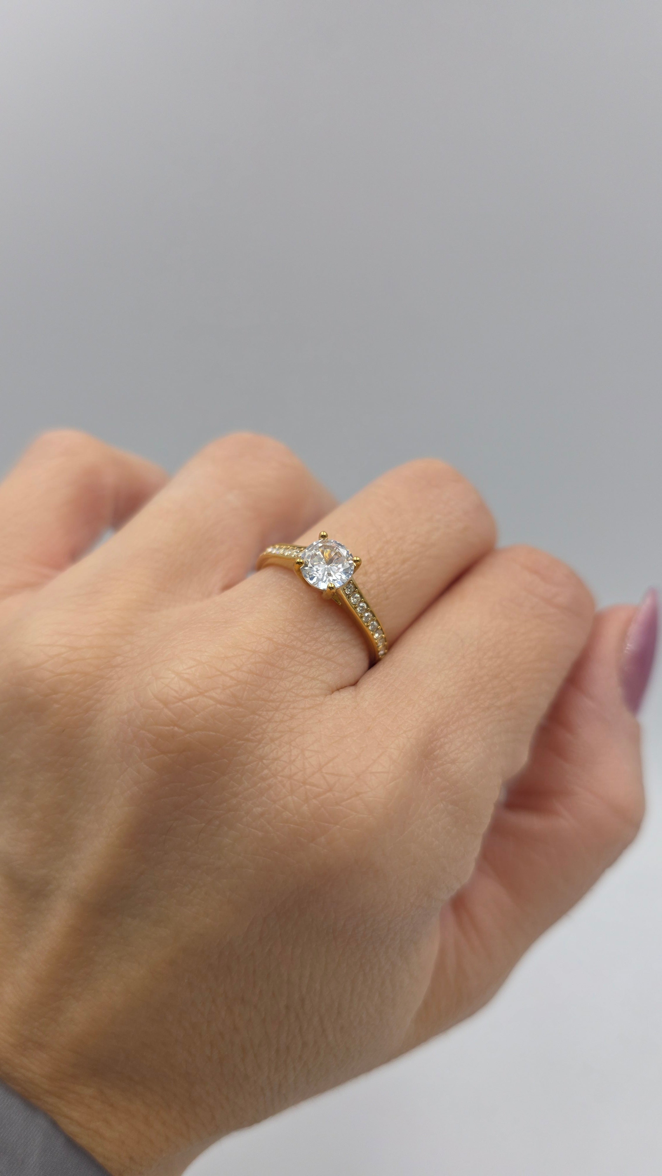 Anello Solitario Fidanzamento