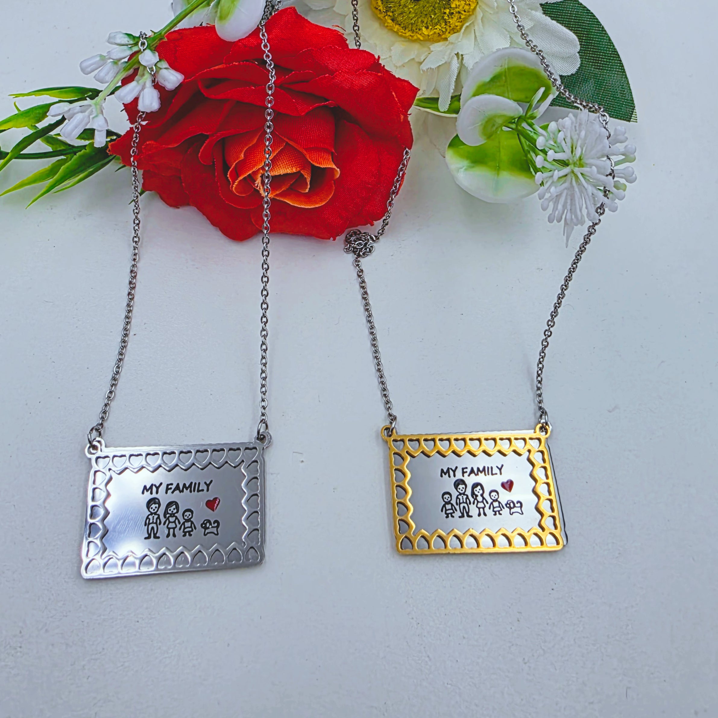 Collana quadretto Family