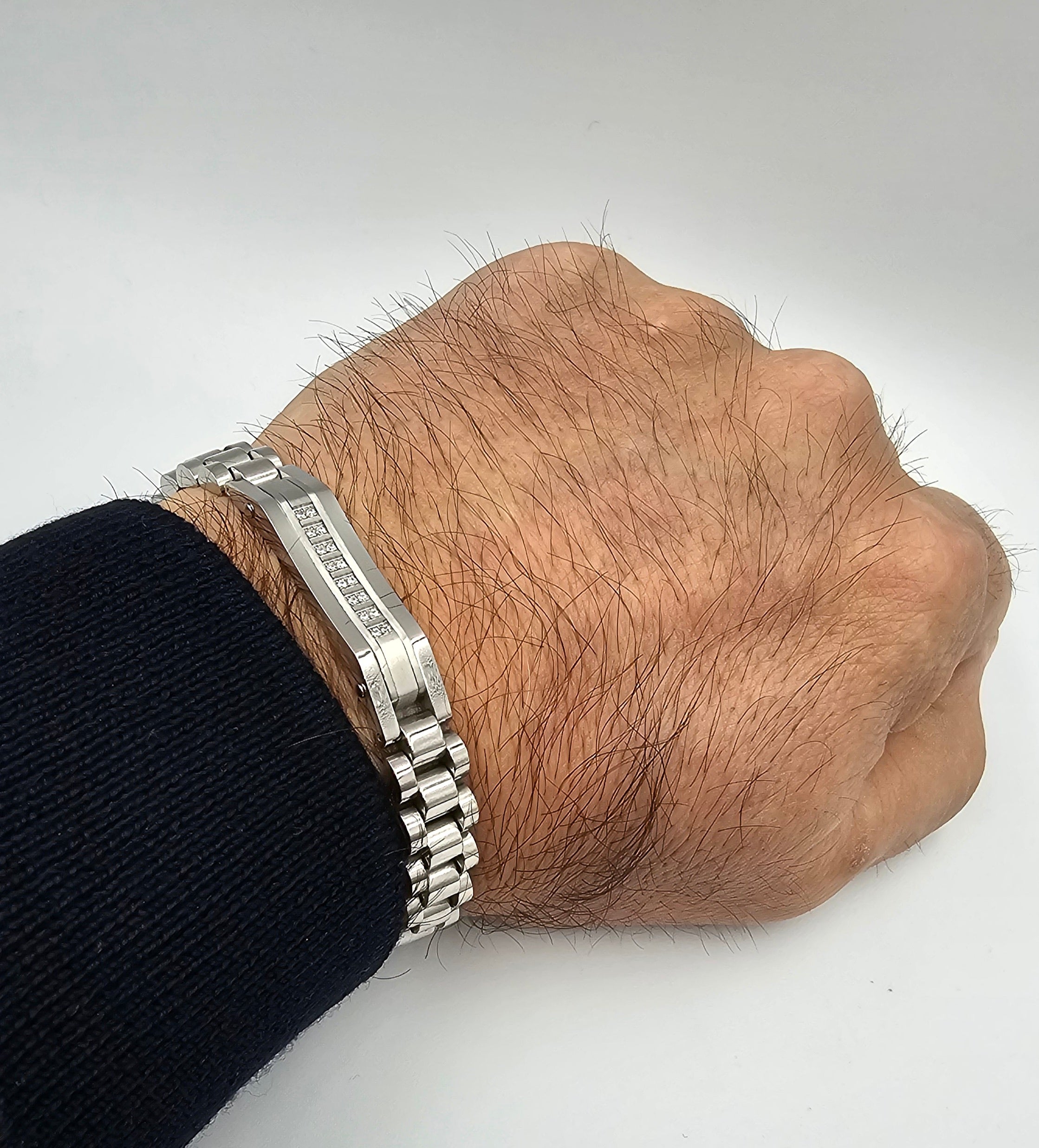 Bracciale con Zirconi bianchi