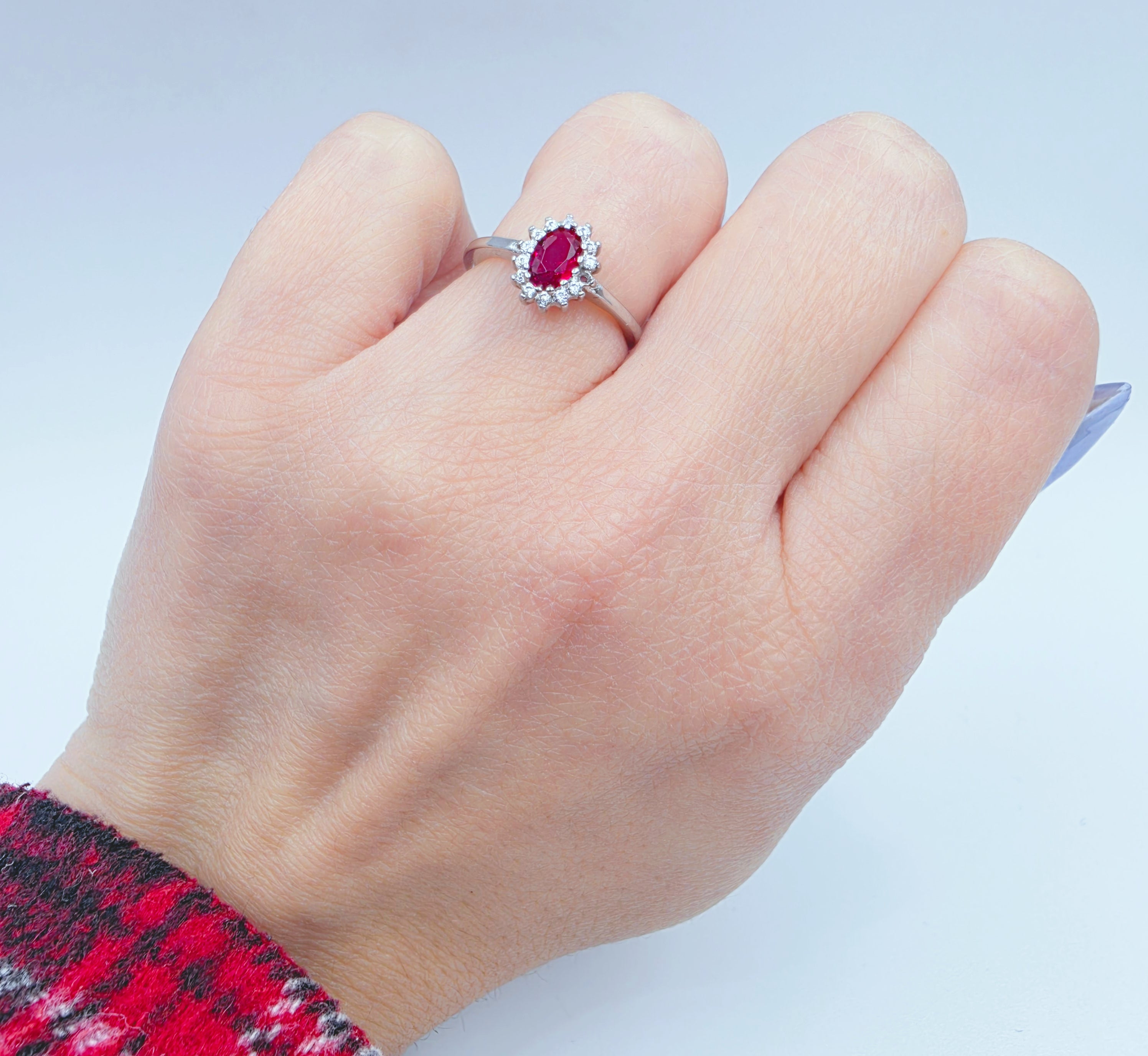 Anello mini Kate rosso
