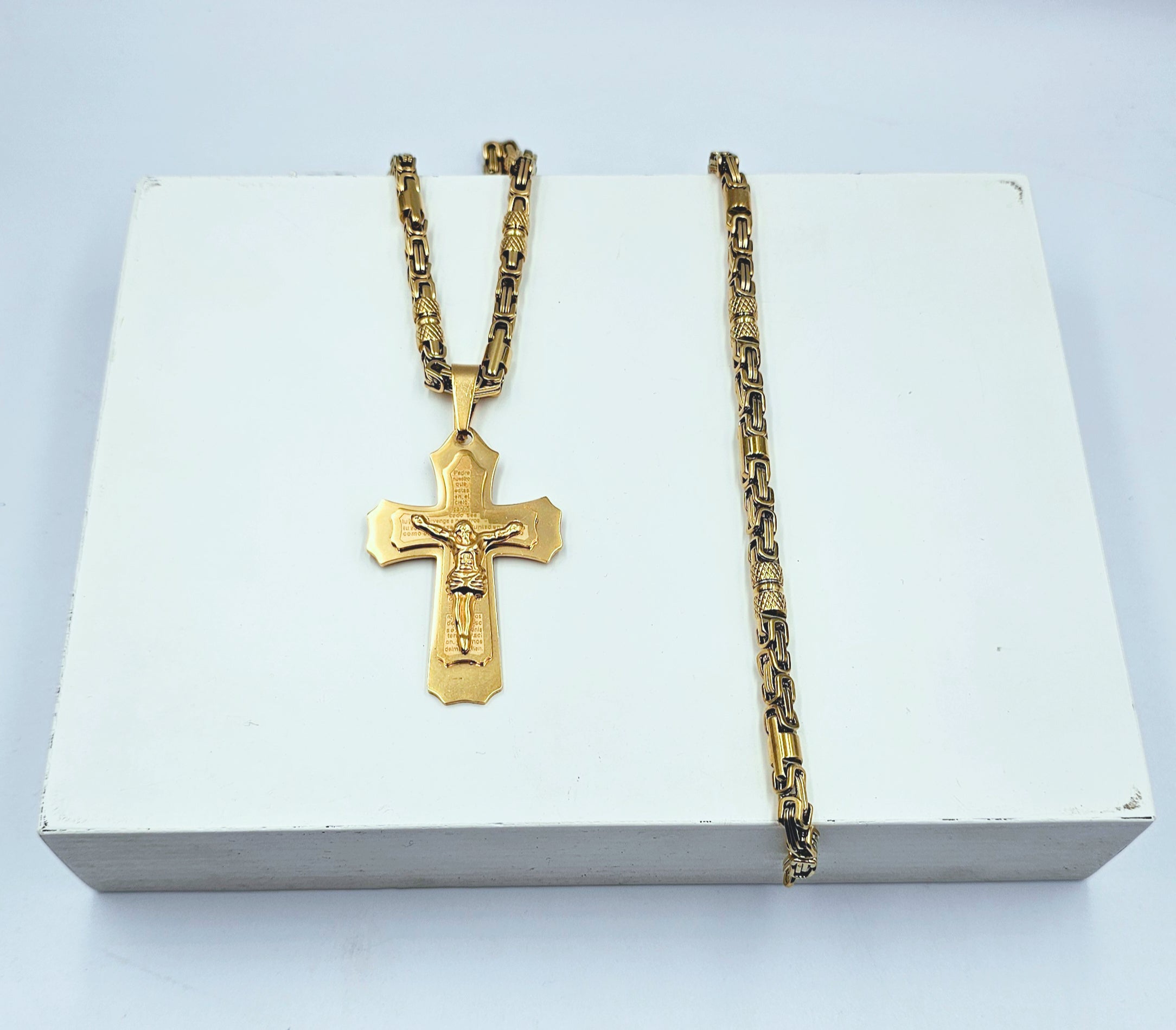 Parure Uomo con Croce