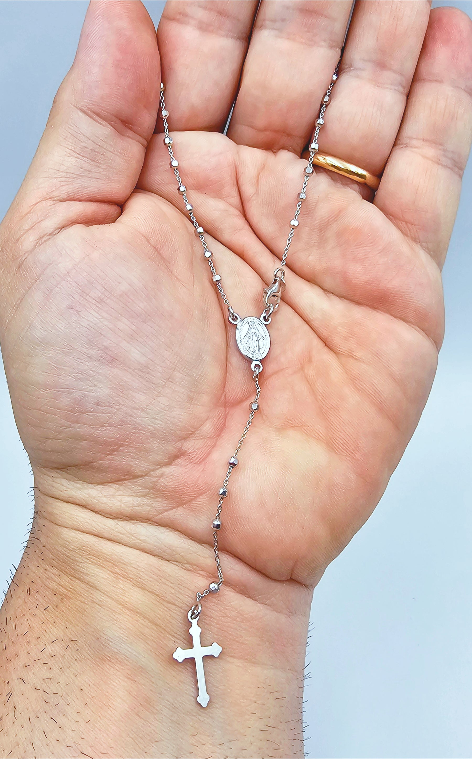 Rosario Argento 925 sfaccettato