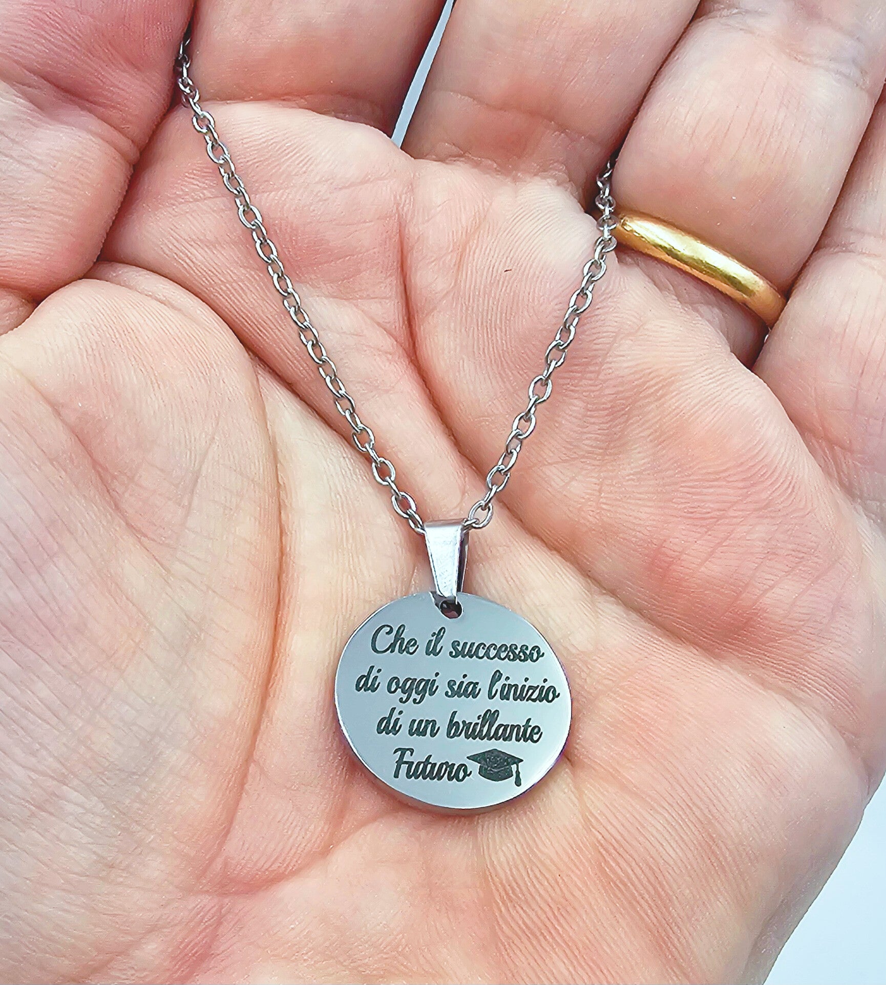 Collana personalizzata con frase
