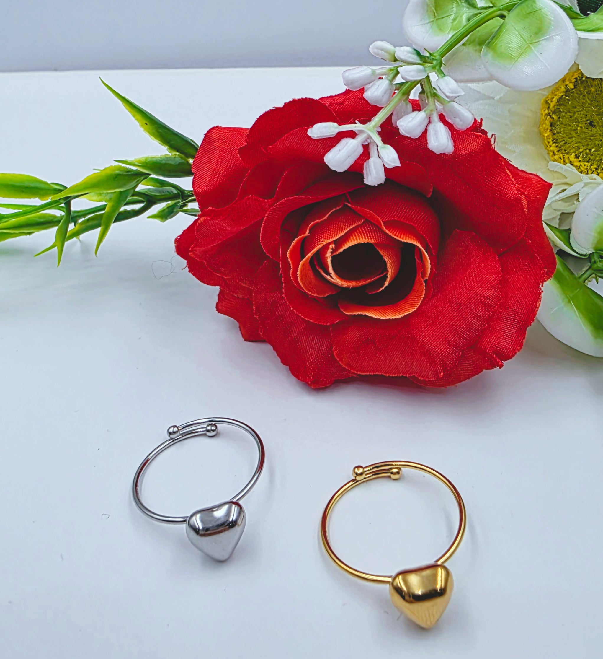 Anello Cuore bombato