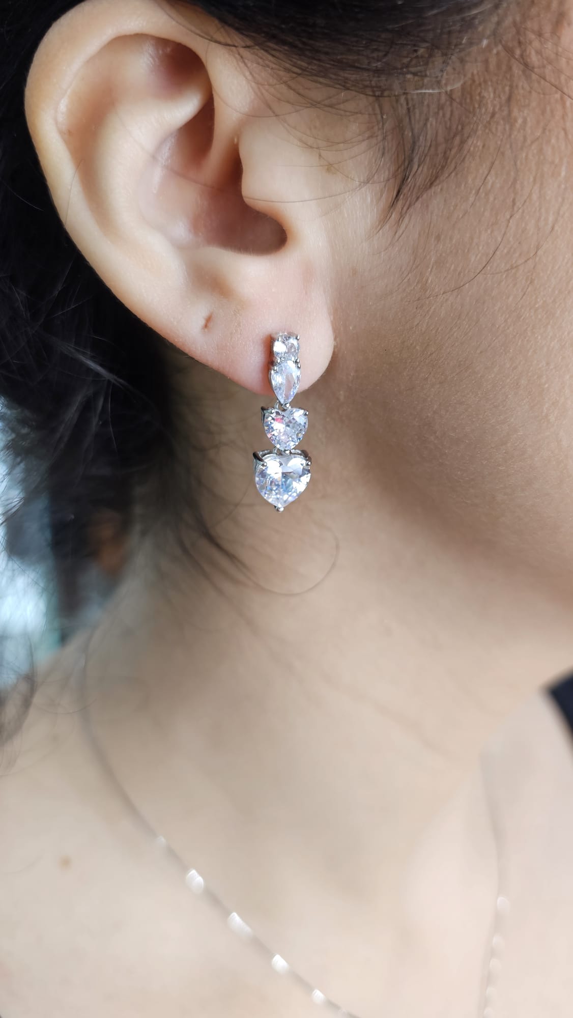 Orecchini Cuori pendenti