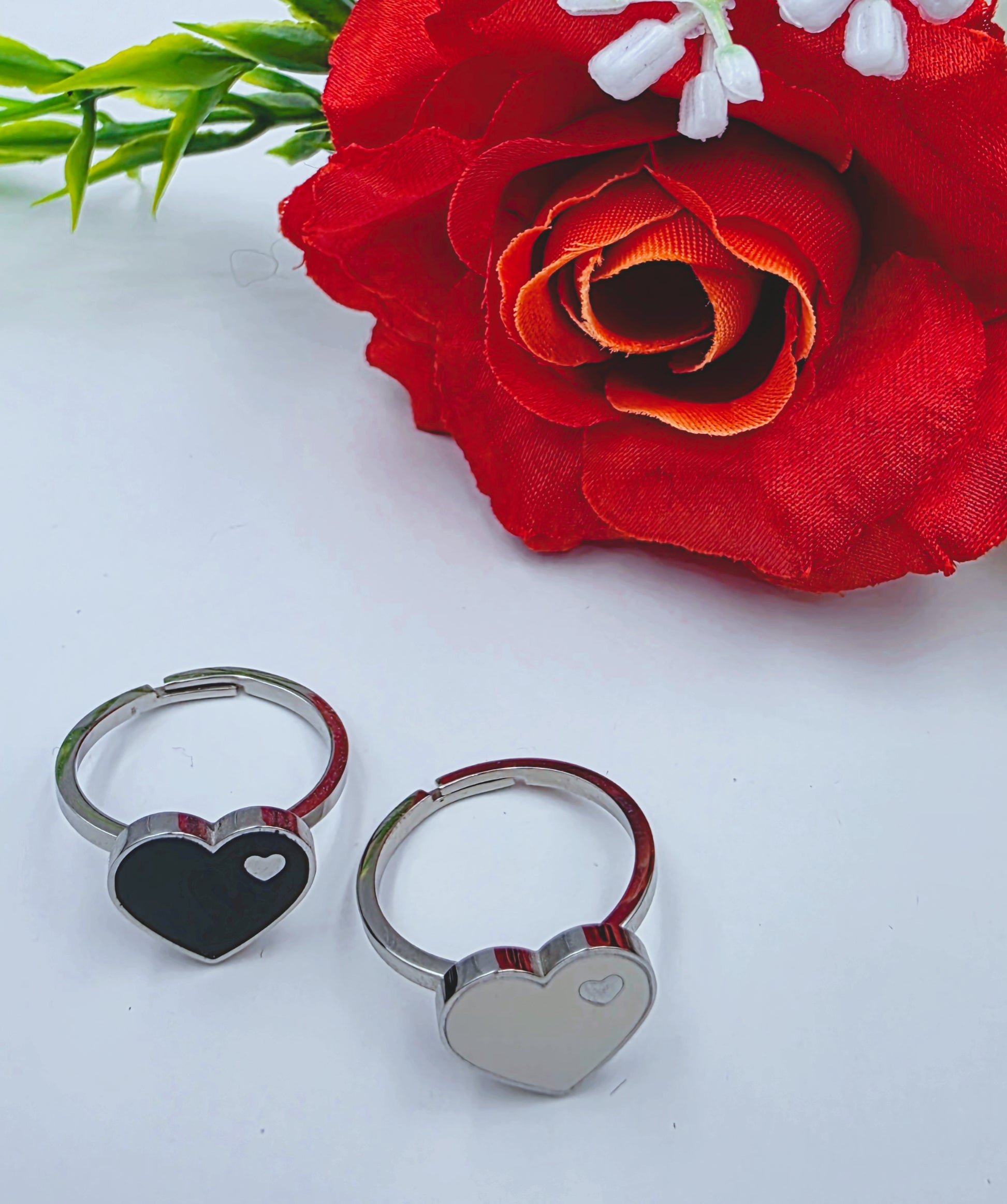 Anello Cuore smaltato
