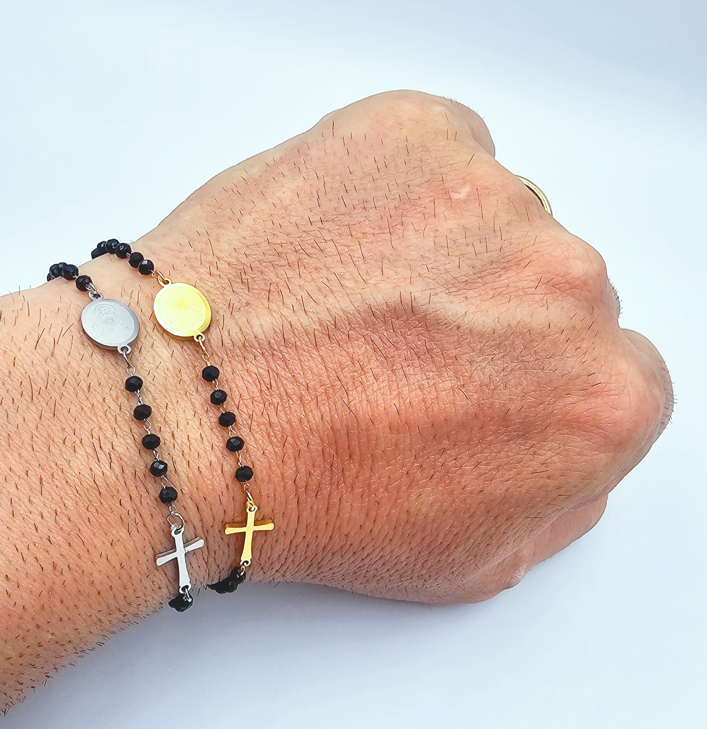 Bracciale a Rosario Acciaio inossidabile