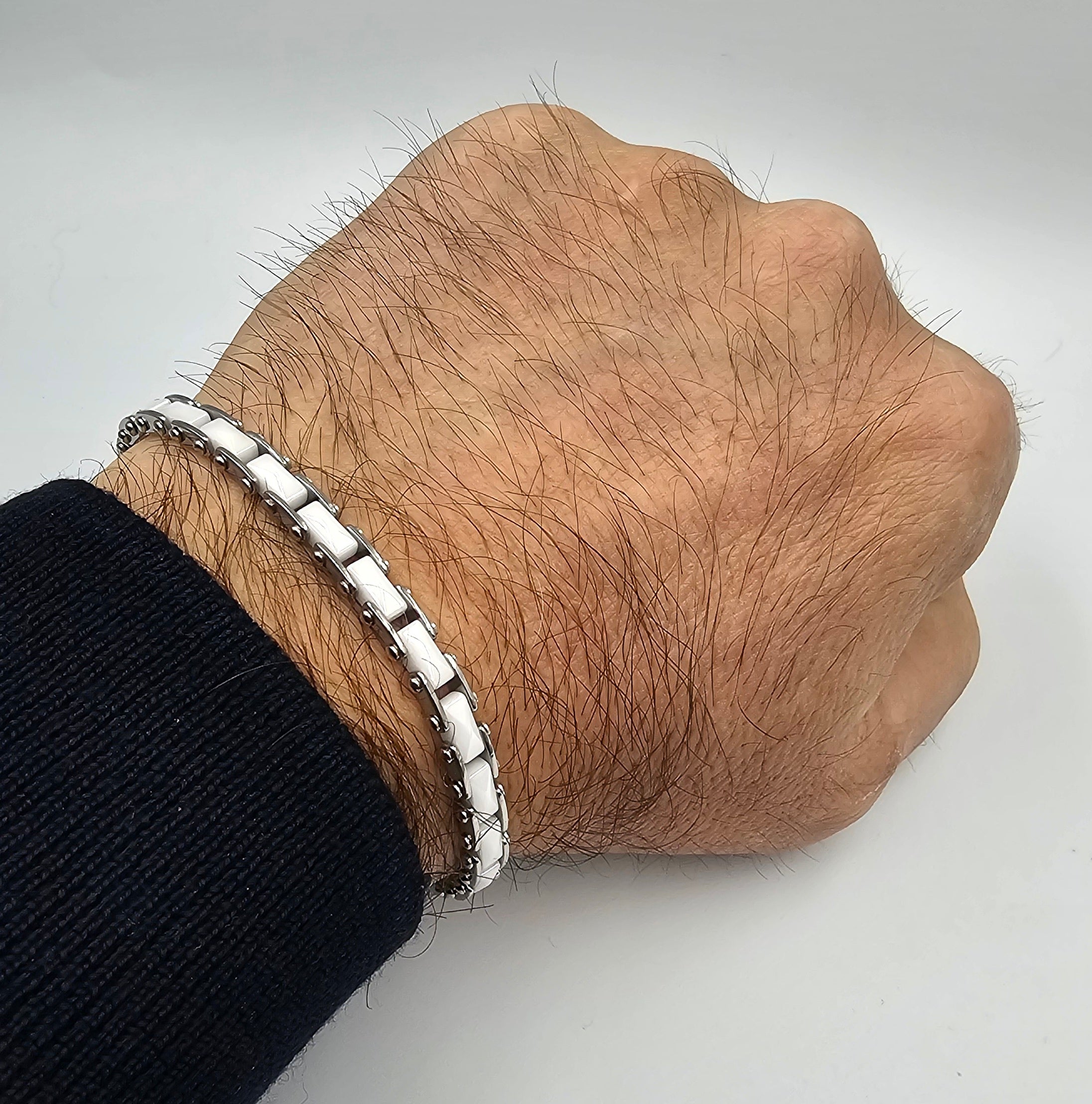 Bracciale Ceramica e Acciaio