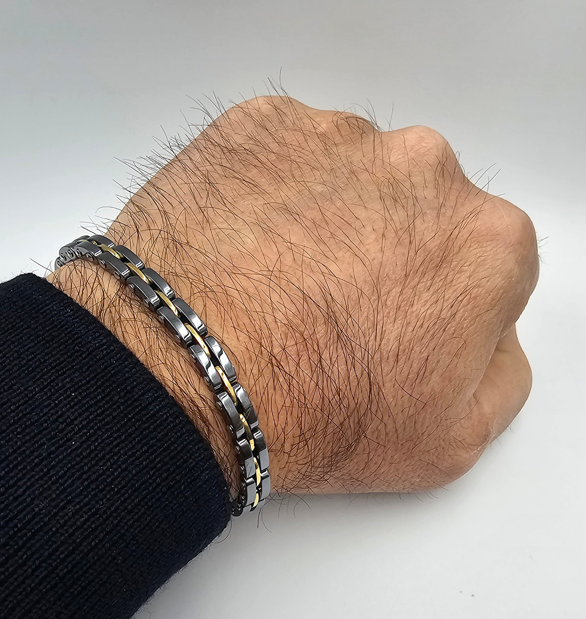 Bracciale Ceramica e Acciaio