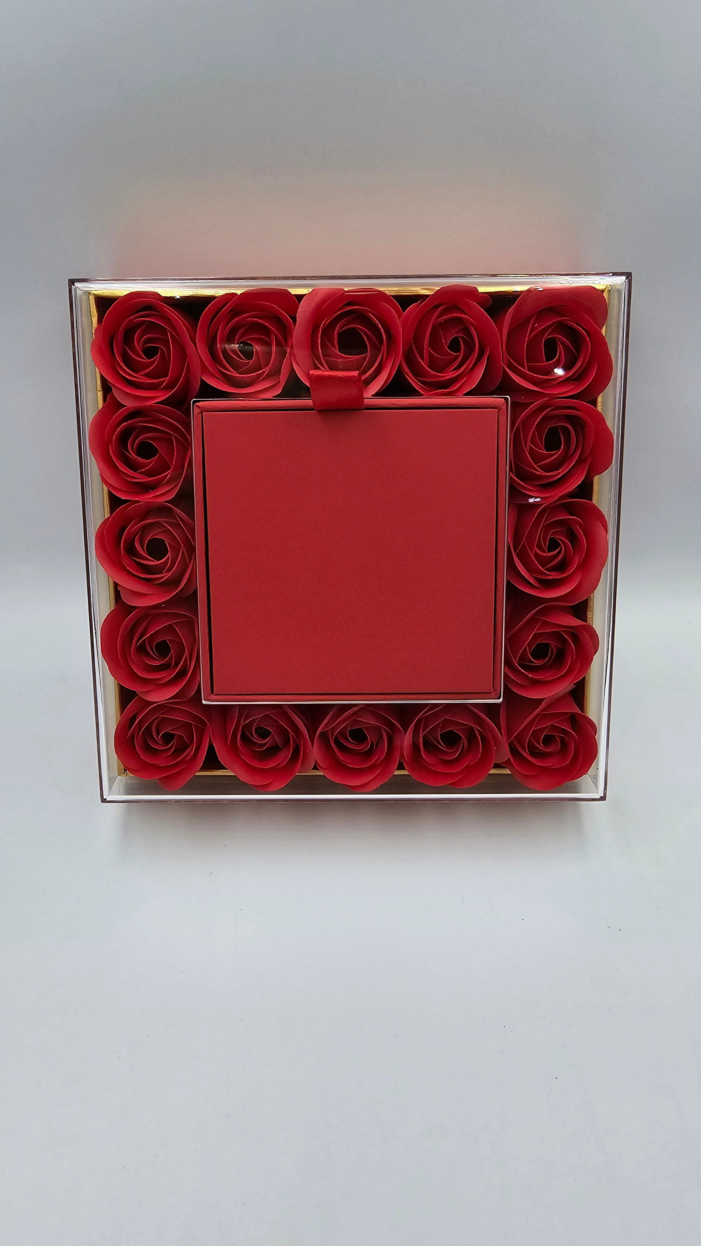 Box con Rose rosse