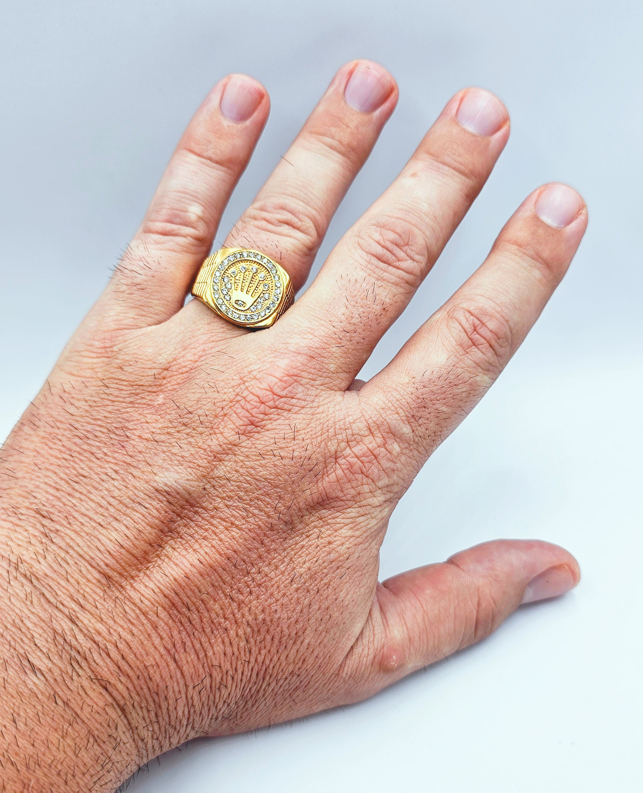 Anello Uomo con Corona