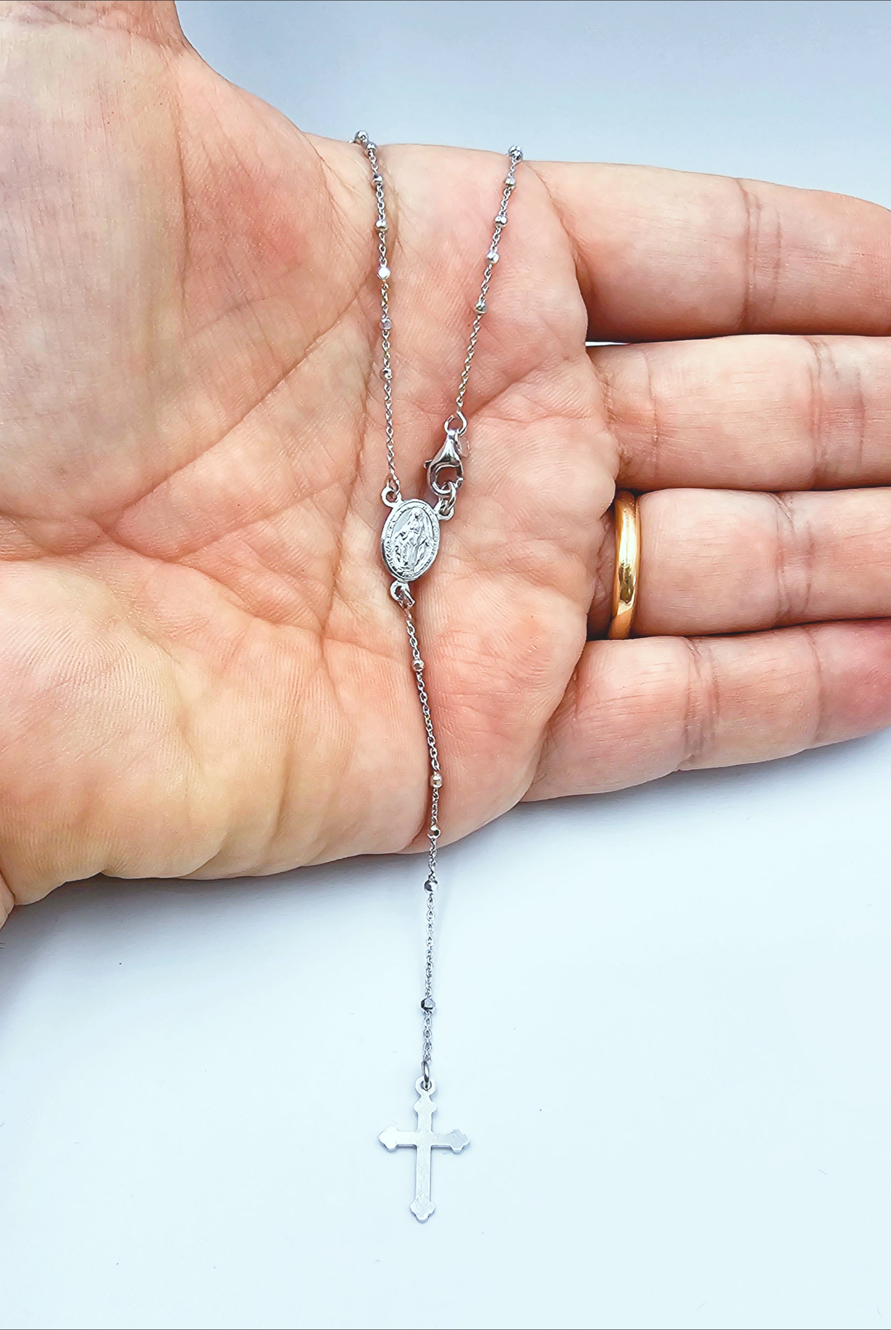 Rosario Argento 925 sfaccettato