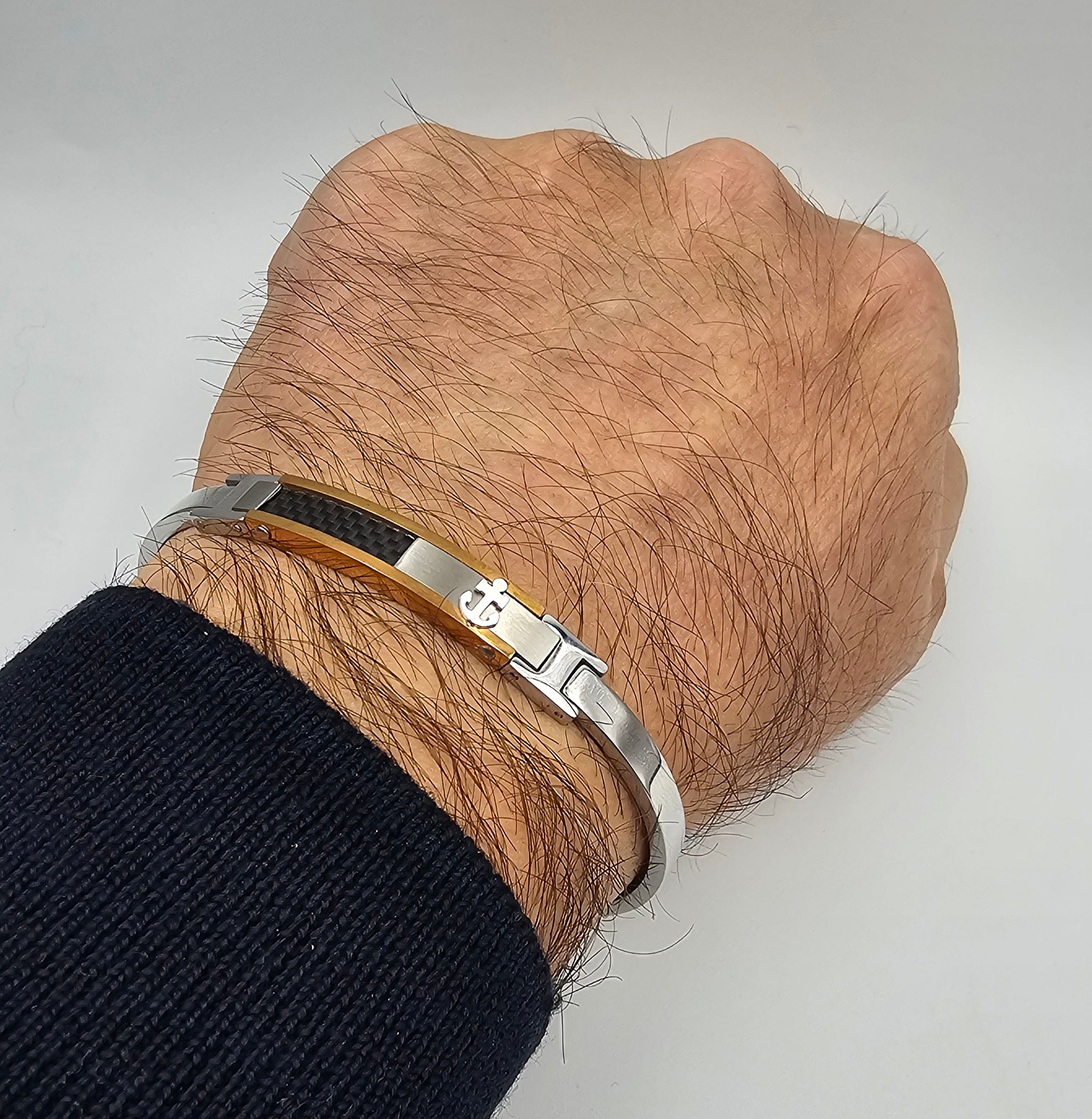 Bracciale Acciaio inossidabile con Ancora