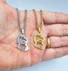 Collana con Cuore intrecciato