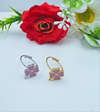Anello quadrifoglio smaltato
