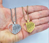 Collana con Cuore con 5 Nomi