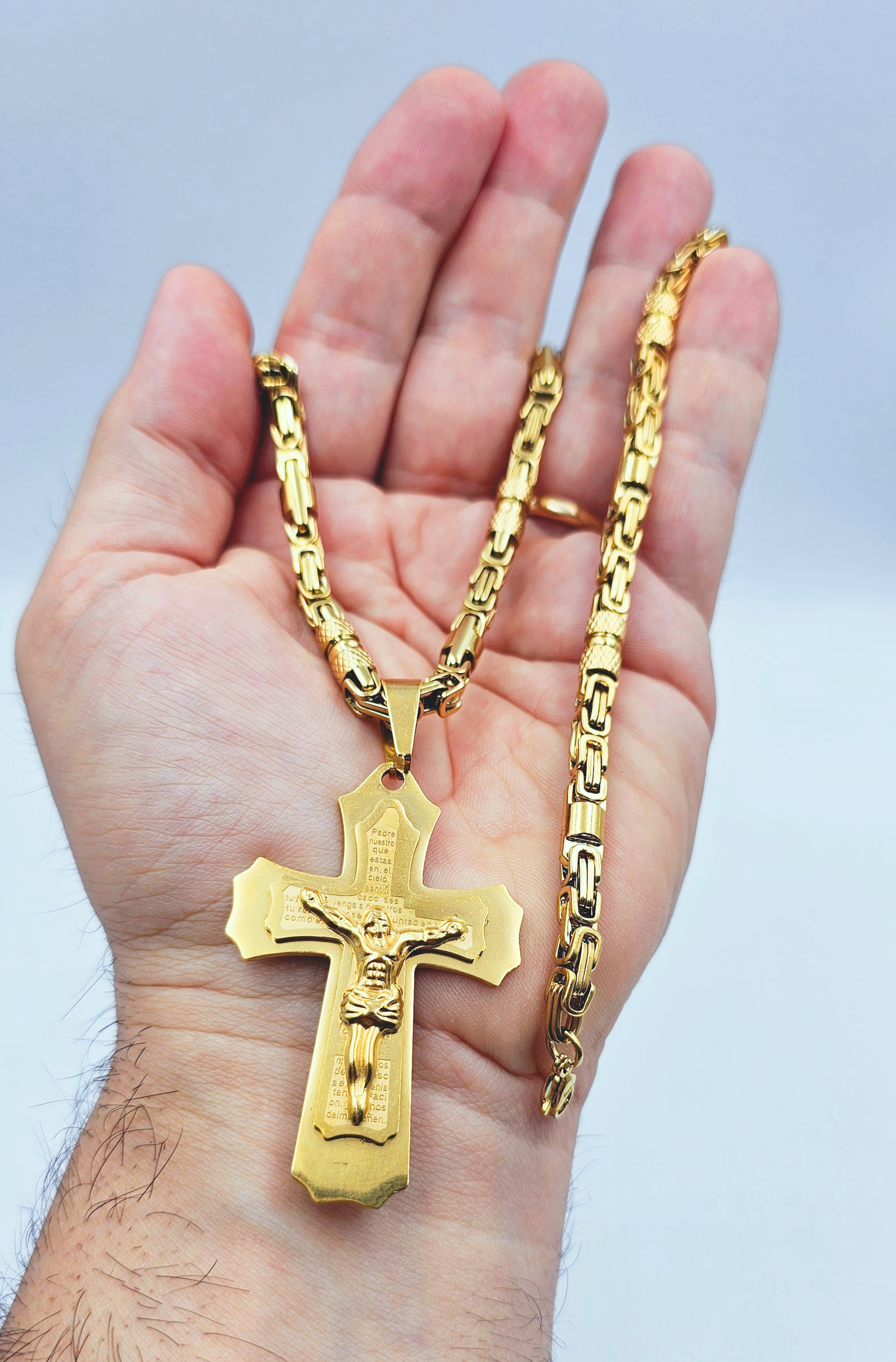 Parure Uomo con Croce