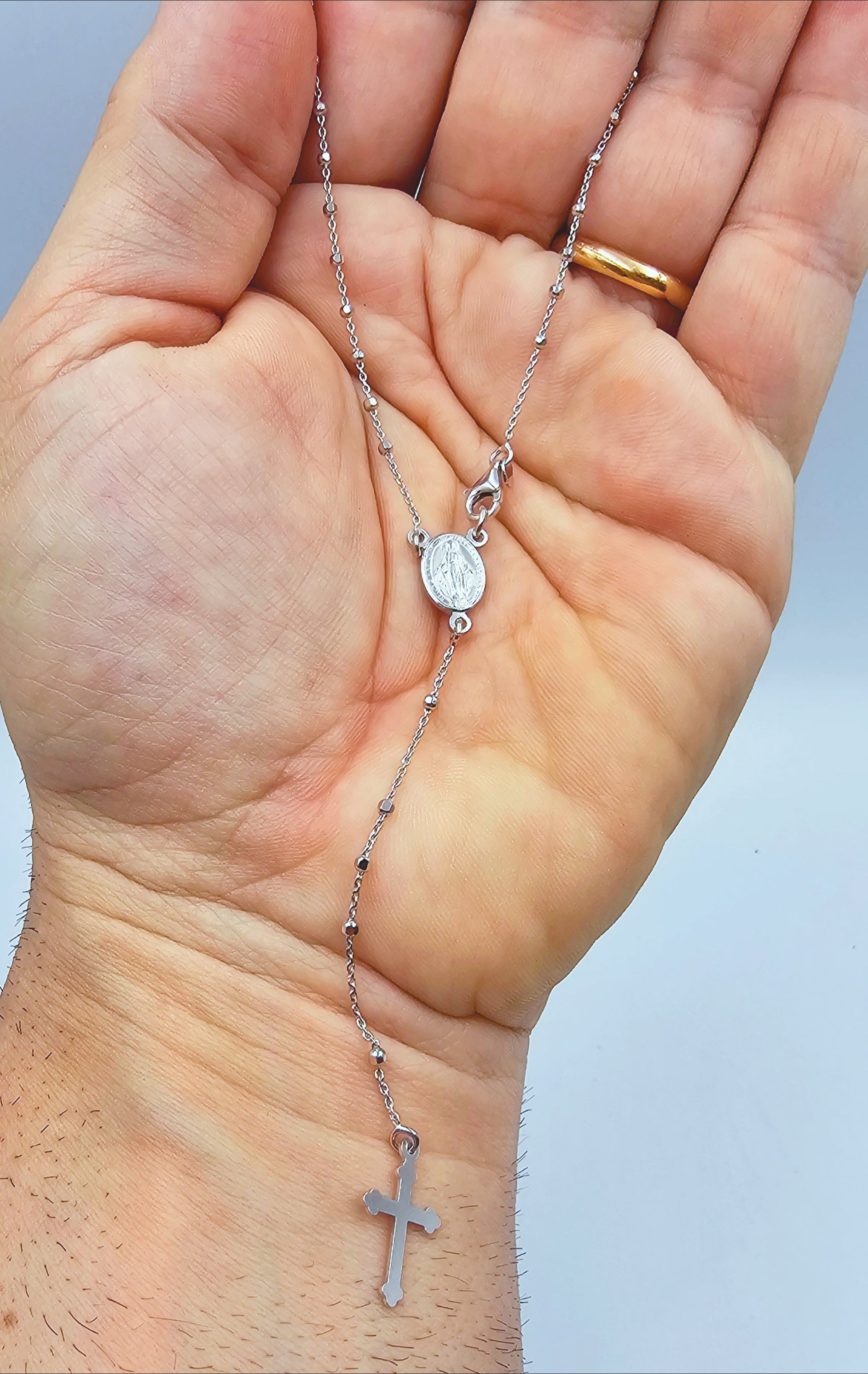 Rosario Argento 925 sfaccettato