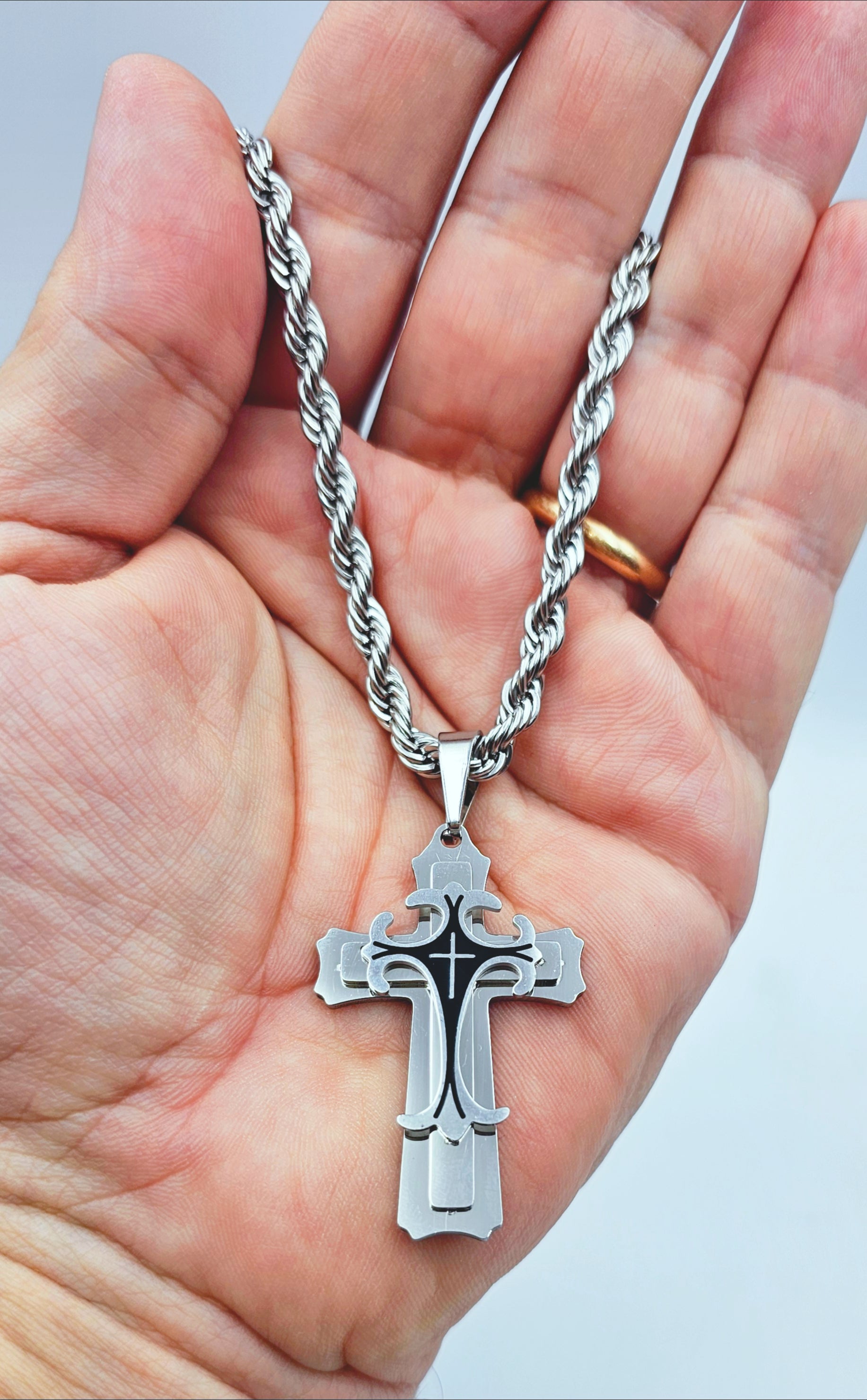 Collana Uomo con Croce
