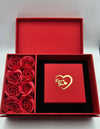 Box con rose rosse