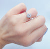 Anello mini Kate bianco