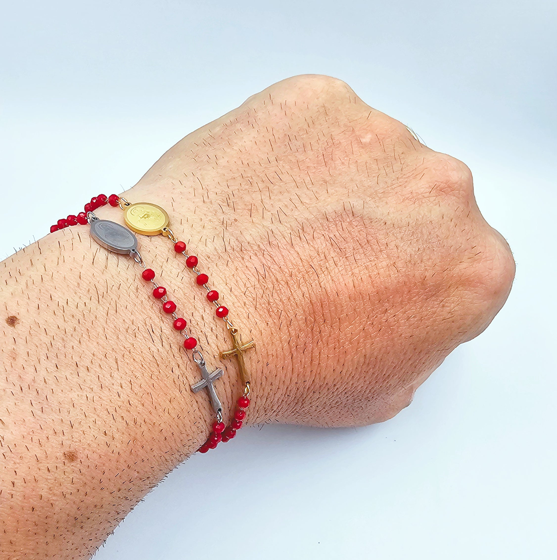 Bracciale a Rosario Acciaio inossidabile