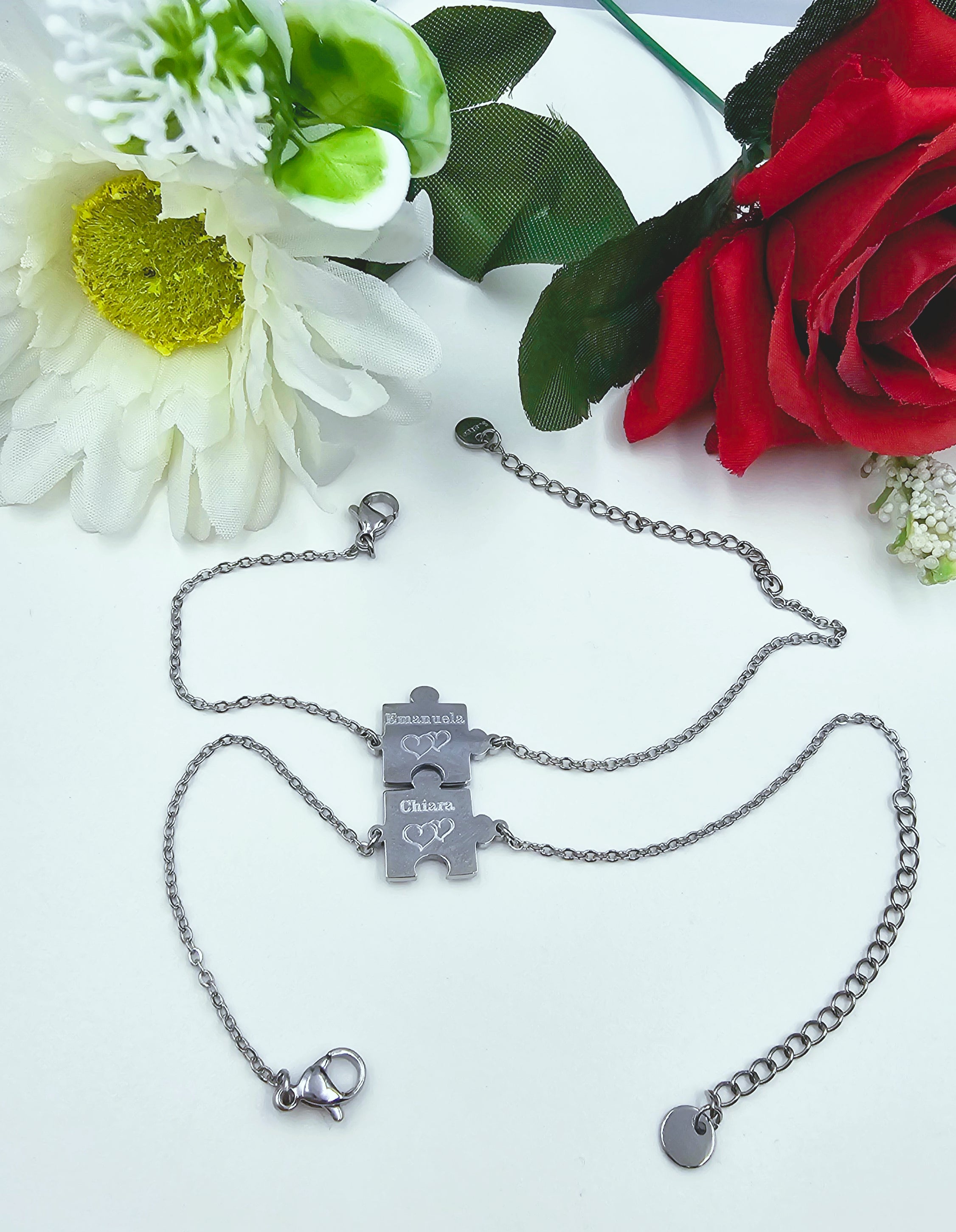Coppia di Bracciali Puzzle
