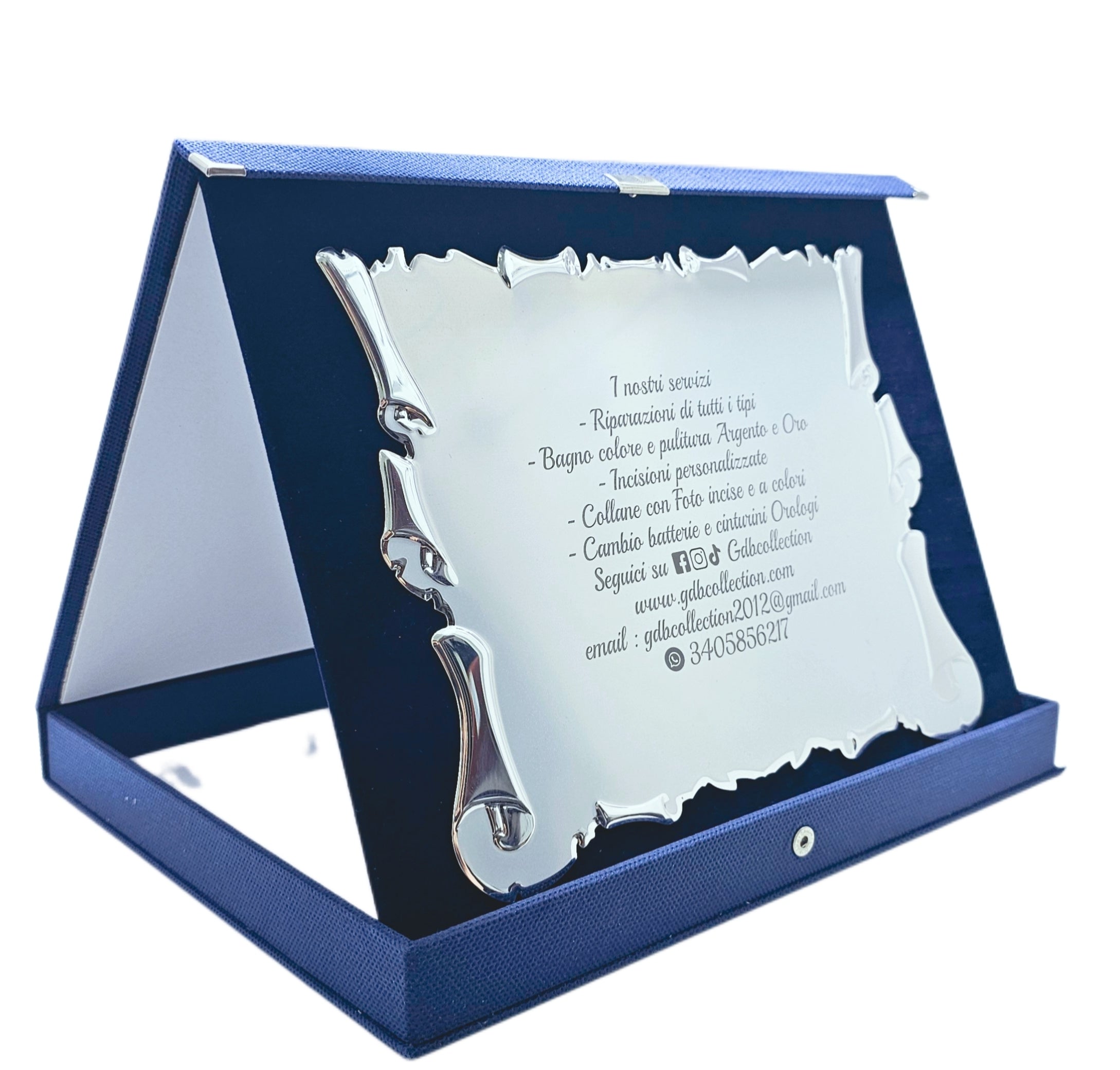 Targa commemorativa pergamena