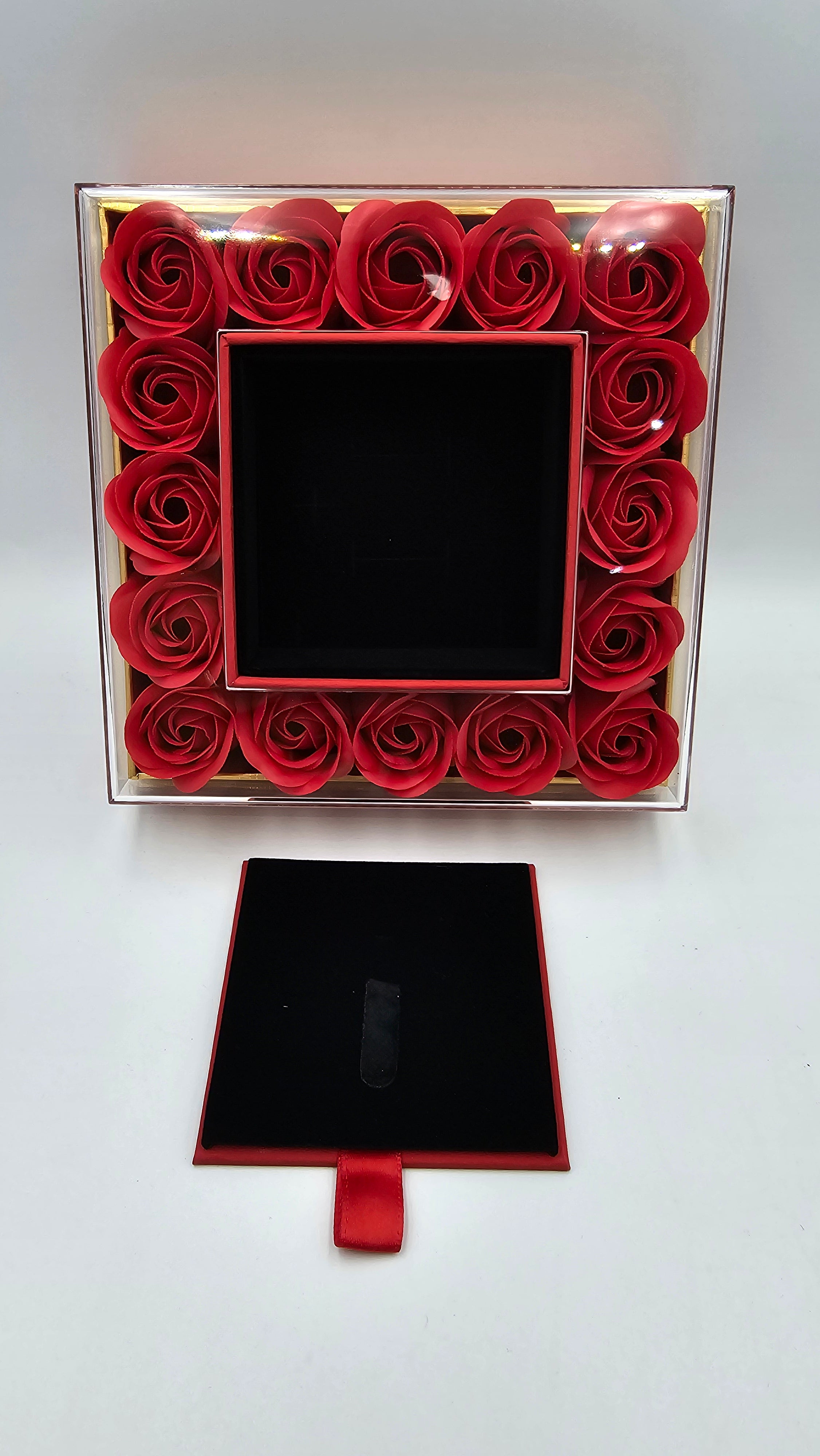 Box con Rose rosse