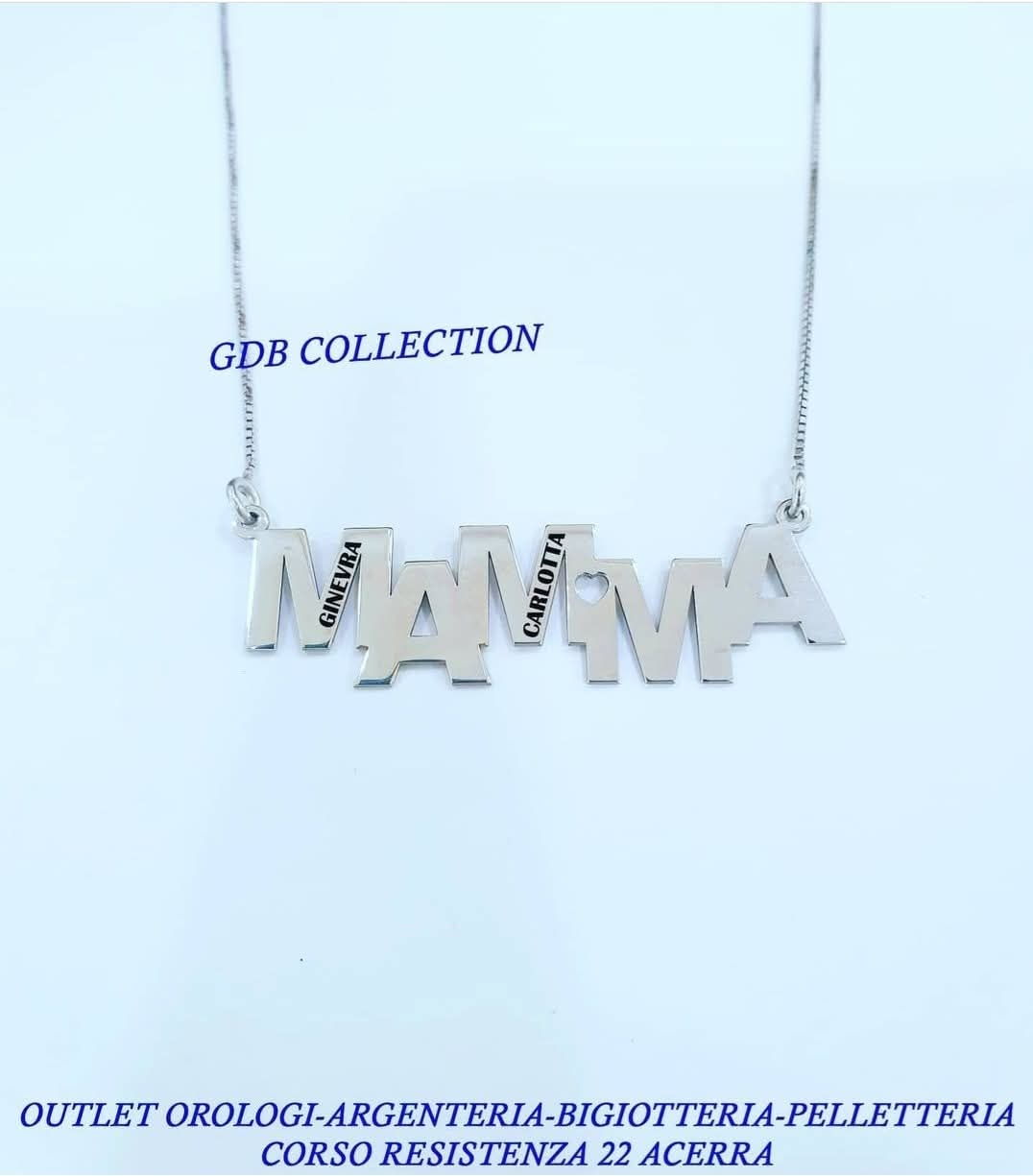 Collana Mamma con nomi