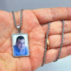 Collana con Foto a colori rettangolare