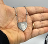 Collana con Foto incisa Cuore
