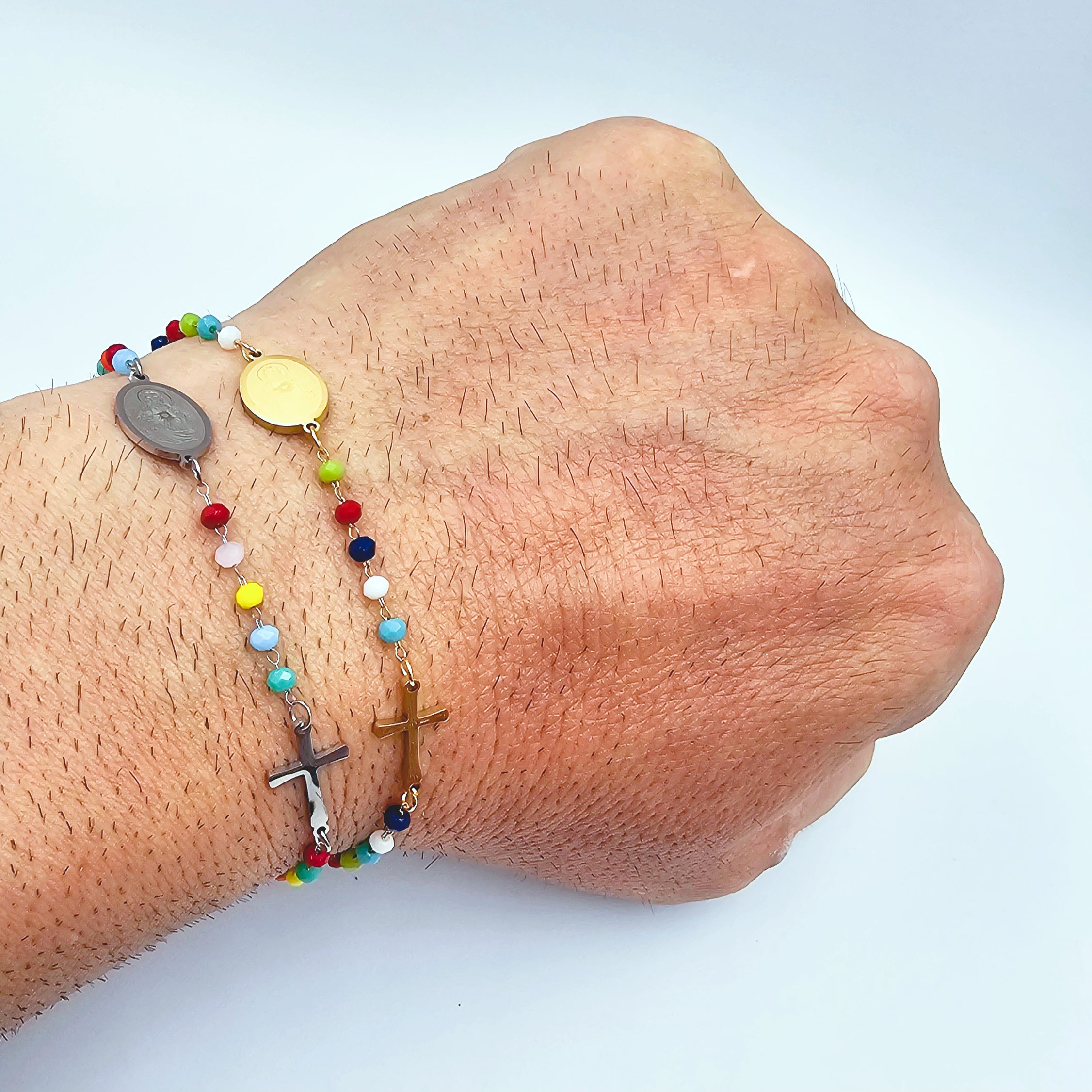 Bracciale a Rosario Acciaio inossidabile