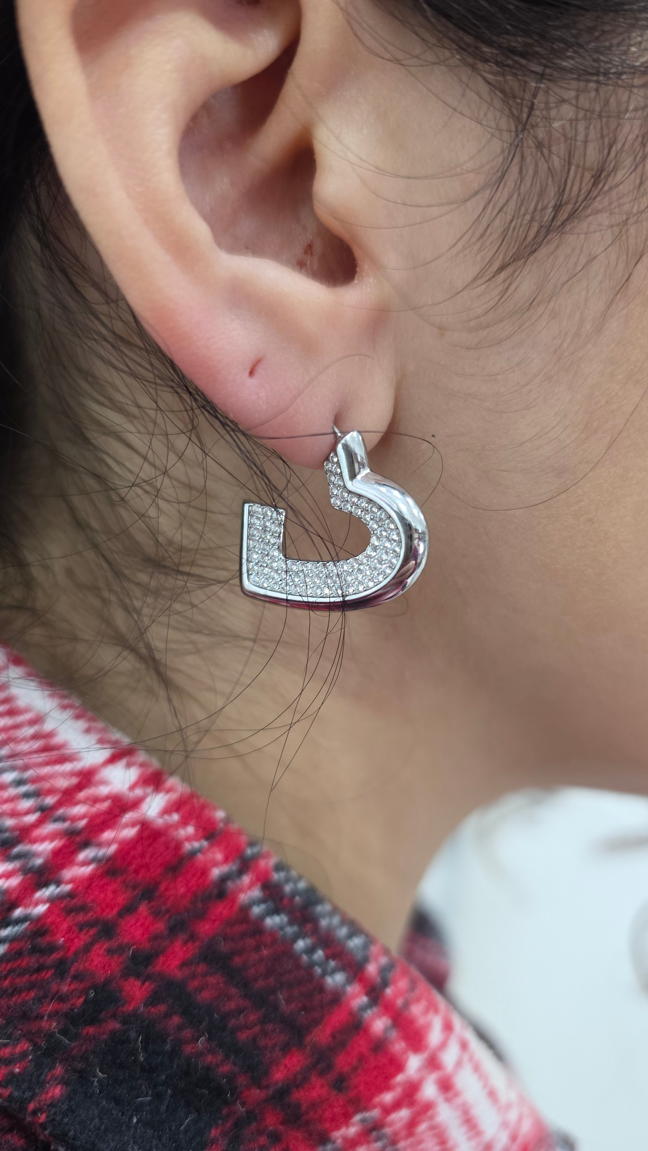 Orecchini a cuore con Zirconi