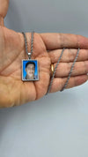 Collana con Foto a colori rettangolare