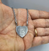 Collana con Foto incisa Cuore