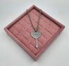 Collana con Chiave dell'Amore con frase