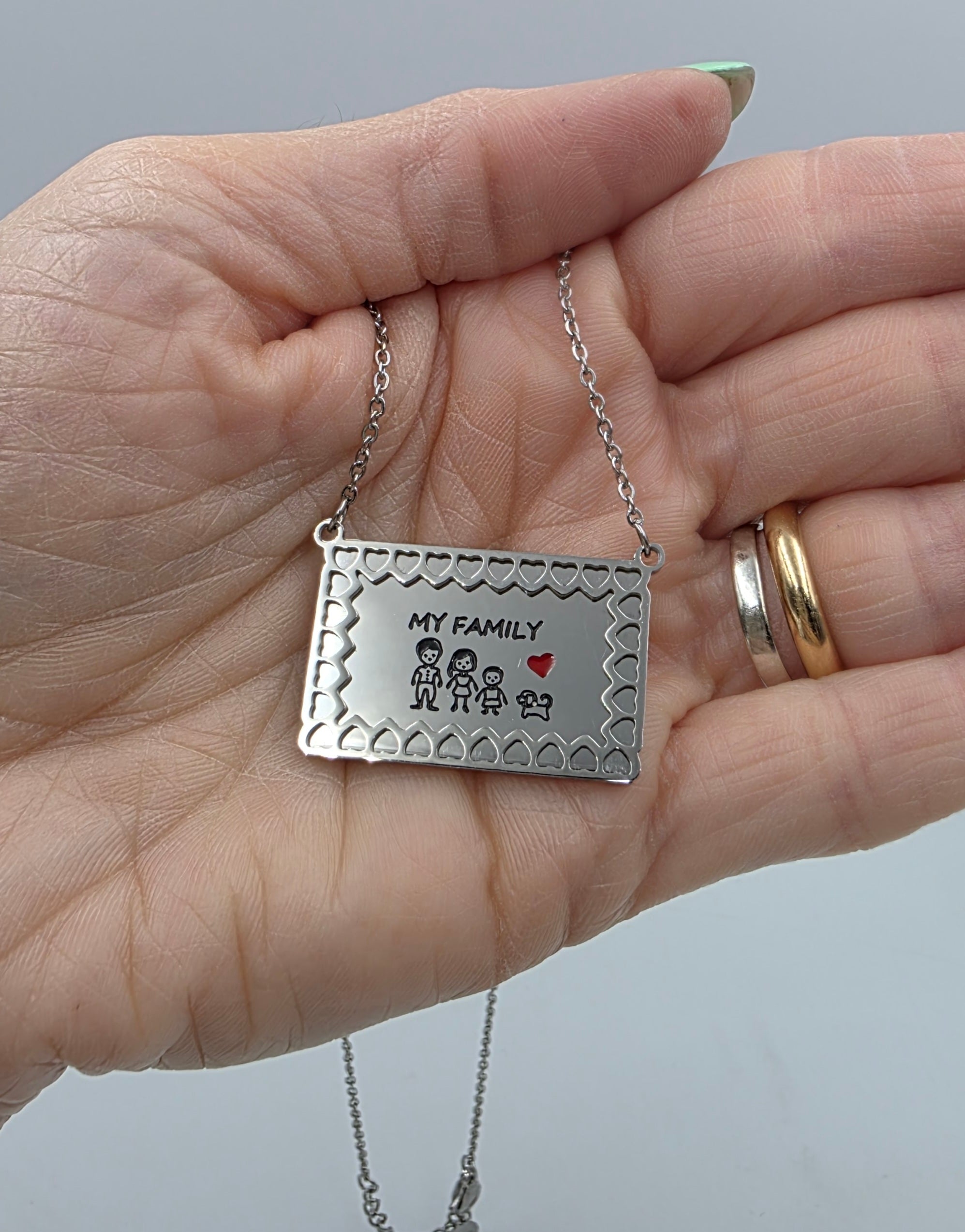 Collana quadretto Family