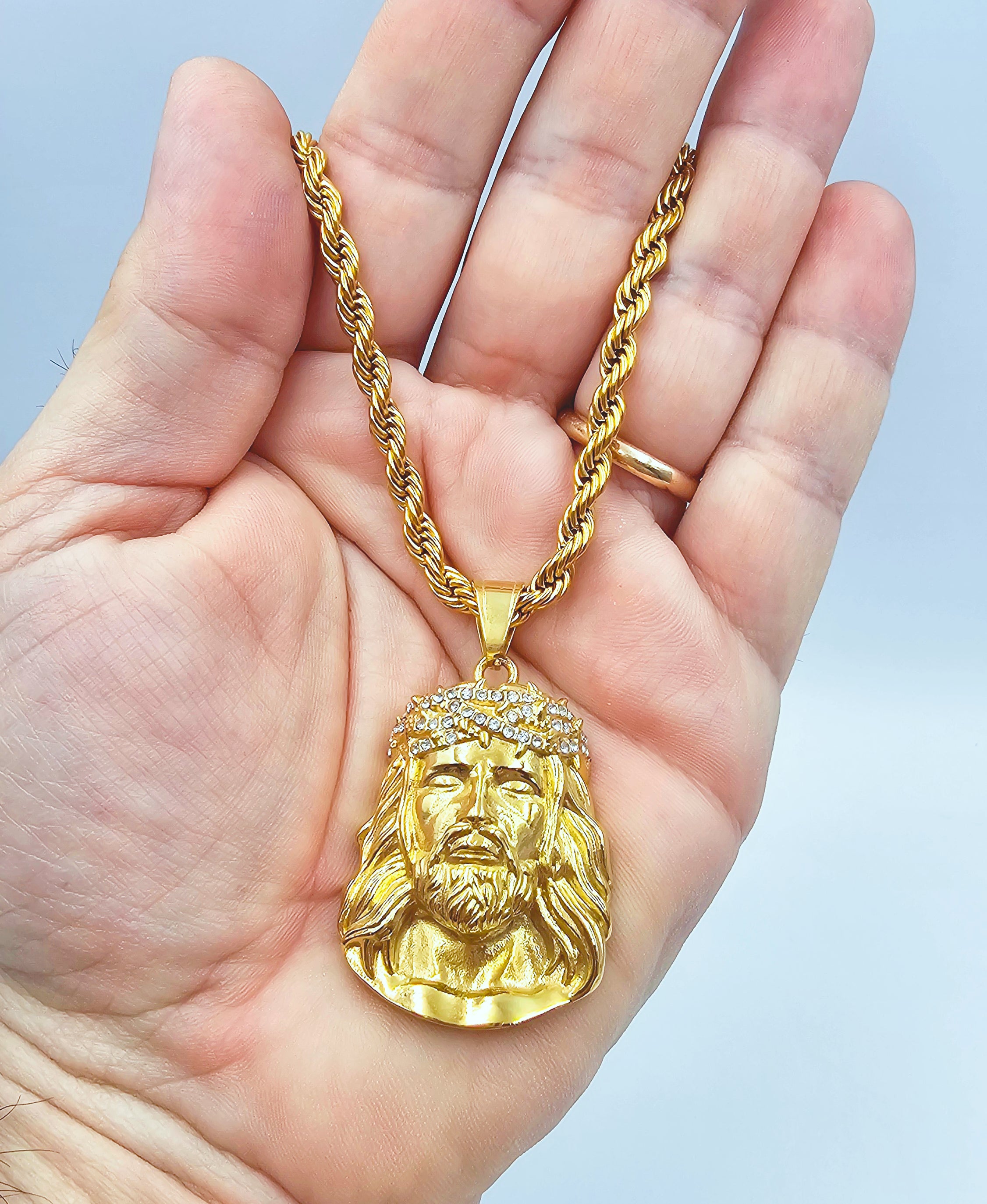 Collana con Volto di Gesù