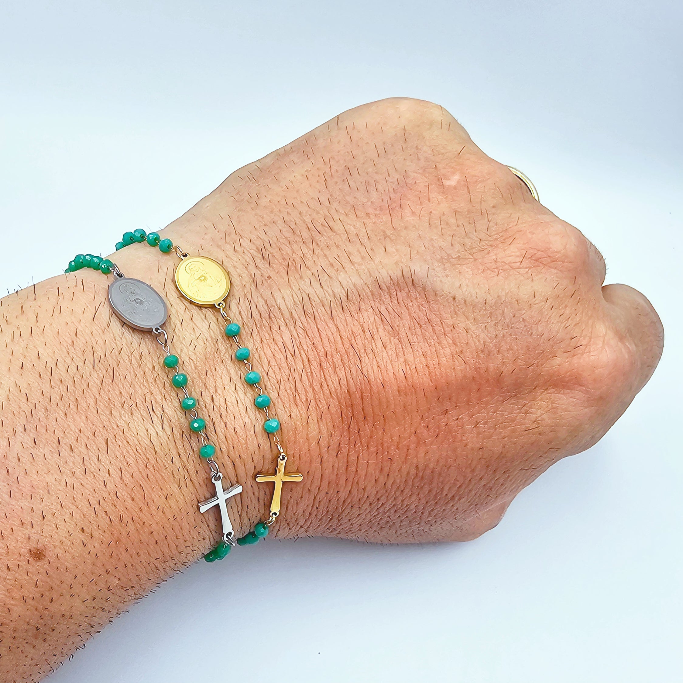 Bracciale a Rosario Acciaio inossidabile