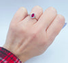 Anello mini Kate rosso