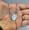 Collana con Foto incisa Cuore