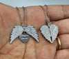 Collana con Ali d'Angelo con scritta