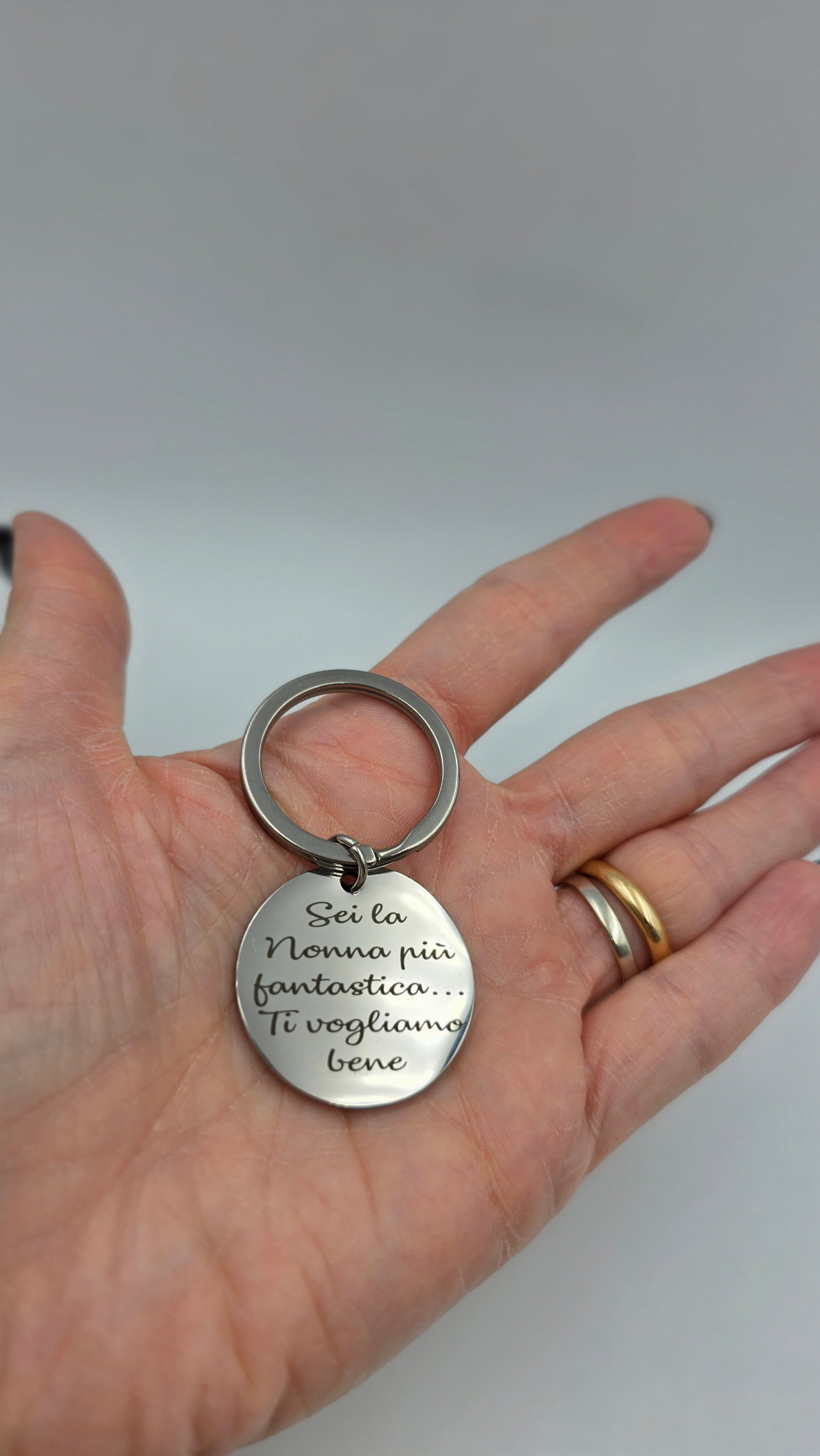 Portachiavi Dedica alla Nonna