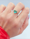 Anello Solitario a Cuore